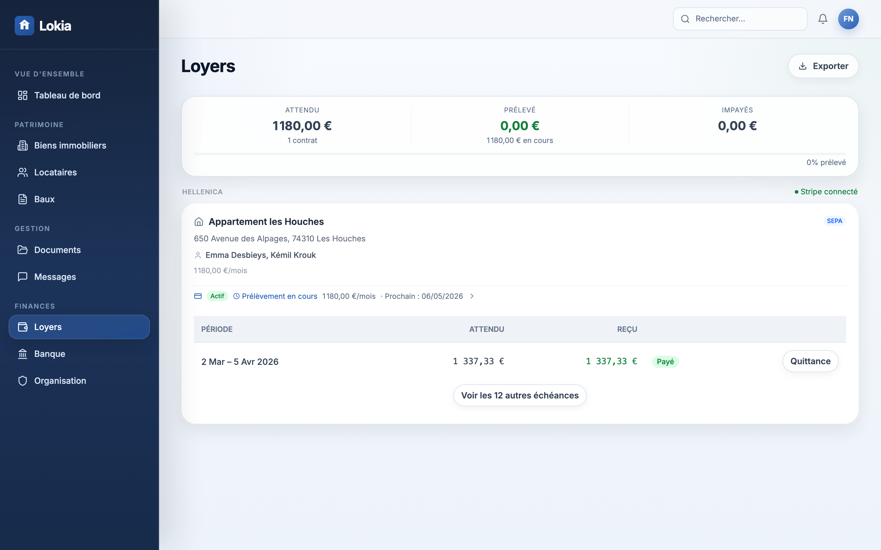 Capture d’écran de Lokia